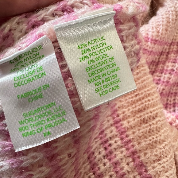 LILLY PULITZER | Finney Sweater in Pink Stripe, Size XS - Picture 9 of 11